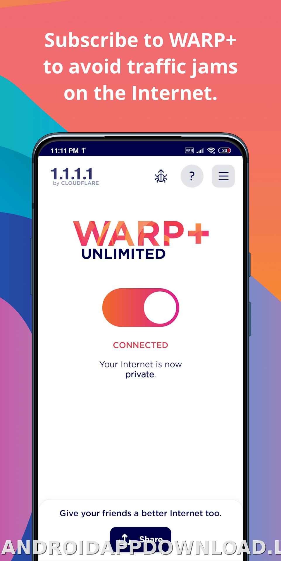 1.1.1.1 + WARP скриншот 3